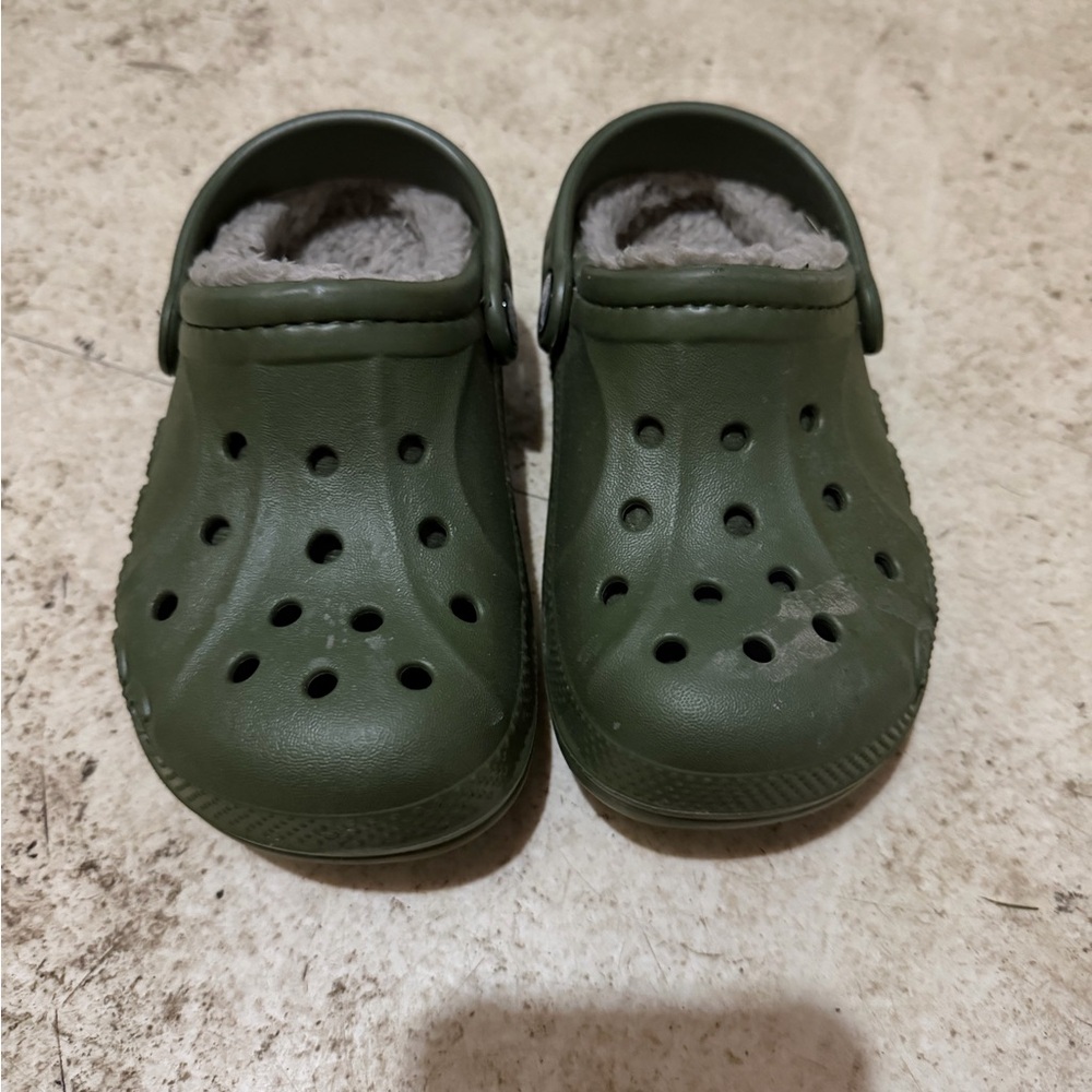 CROCS Kids Olive Green Sandals